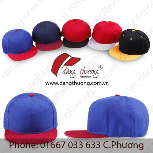 KN 1306 - Mũ nón Snapback TRƠN 2 MÀU